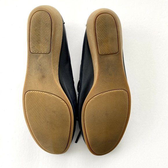 Etienne Aigner Navy Blue Loafers Slip On Flats Rubber Sole Comfort Shoes Women 6 - Picture 8 of 8